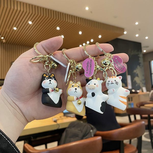 

KeyChain Cartoon Cute Animal Chai Dog Key Chain Creative Key Chain Lovers Backpack Doll Boutique Pendant Small Decoration