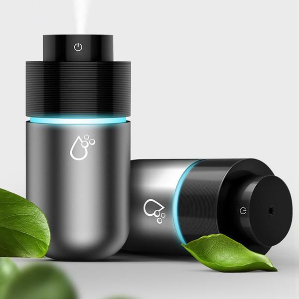 

car air freshener mini purifier portable humidifier diffuser usb perfume fragrance for home deskgrey 200ml