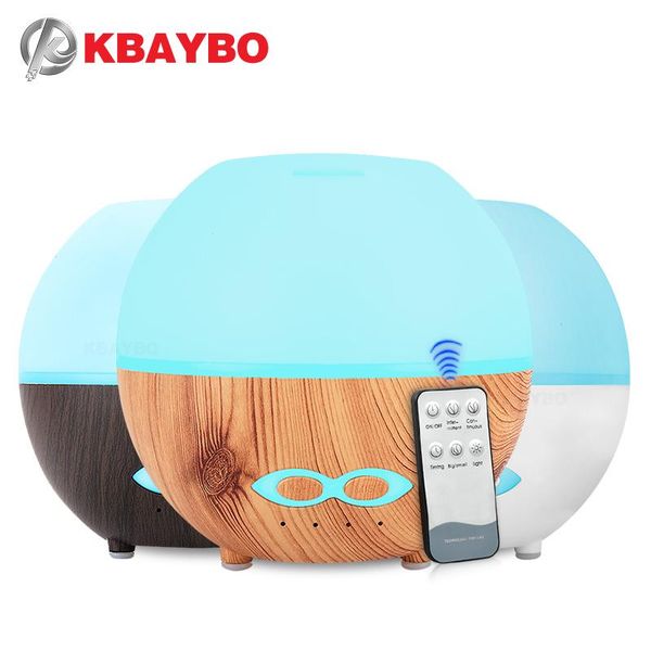 

kbaybo 400ml wood grain essential oil humidifier ultrasonic air purifier with remote control household