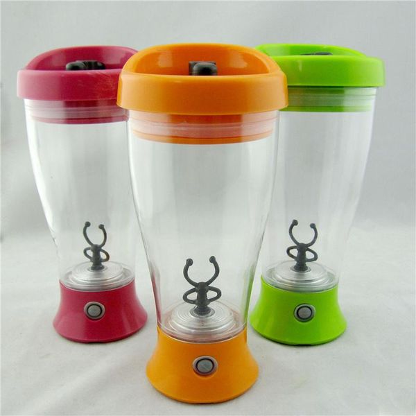 

cups & saucers creative automatic mixing coffee lazy products candy-colored sealed straw electric cup