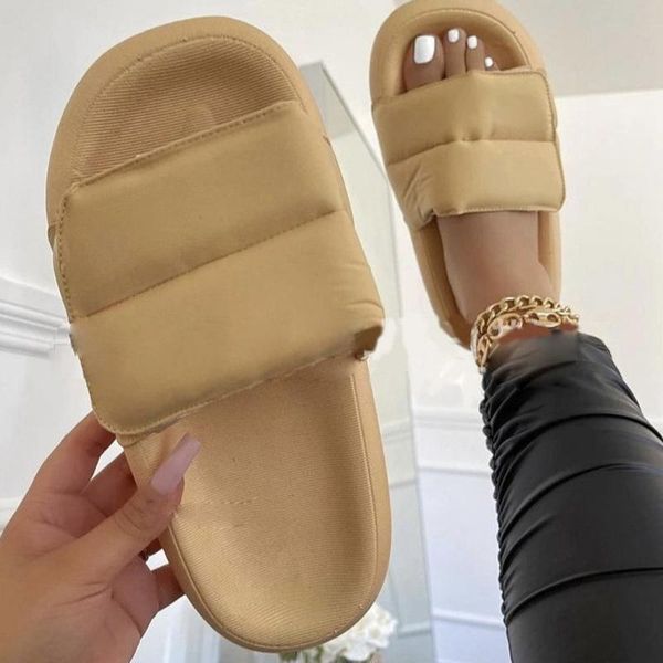 

slippers women slip on indoor ladies open toe platform shoes female summer casual slipper woman comfort beach shoe 2021, Black