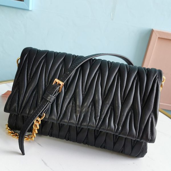 

crossbody shoulder bags women plain houndstooth letter sweet flap bag sheepskin leather adjustable detachable shoulder strap bag