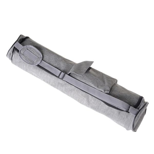 

multi-function yoga mat bag fitness mat pouch creative storage bag outdoor gym (light grey)