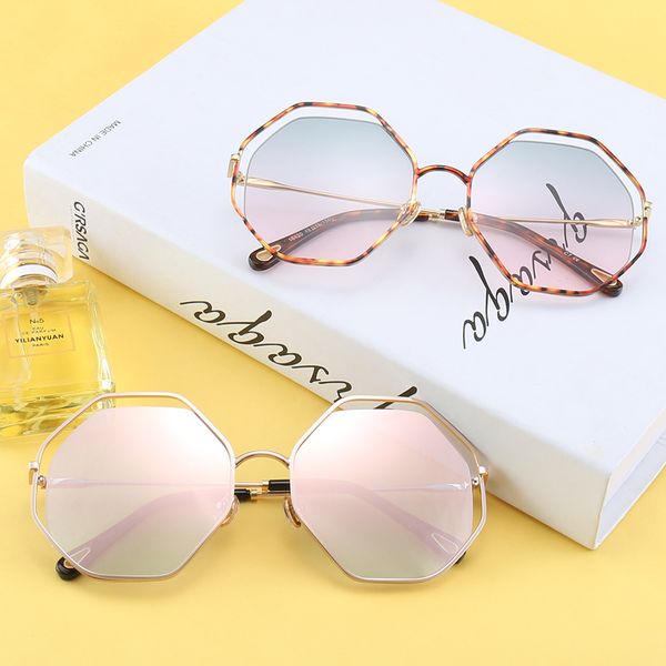 

18420 new sunglasses fashion sunglasses fashion street glasses, White;black