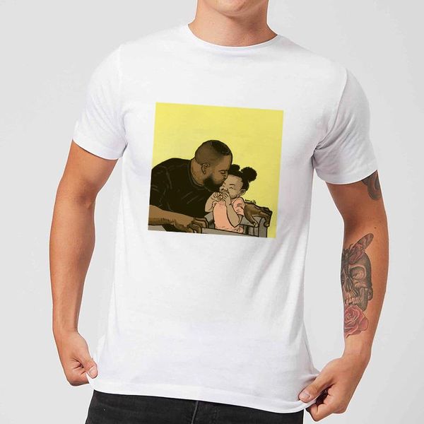 

men's t-shirts 2021 men summer white cotton daddy loves you squarecharacter design oversize style printed oversized funko graphic tshir, White;black