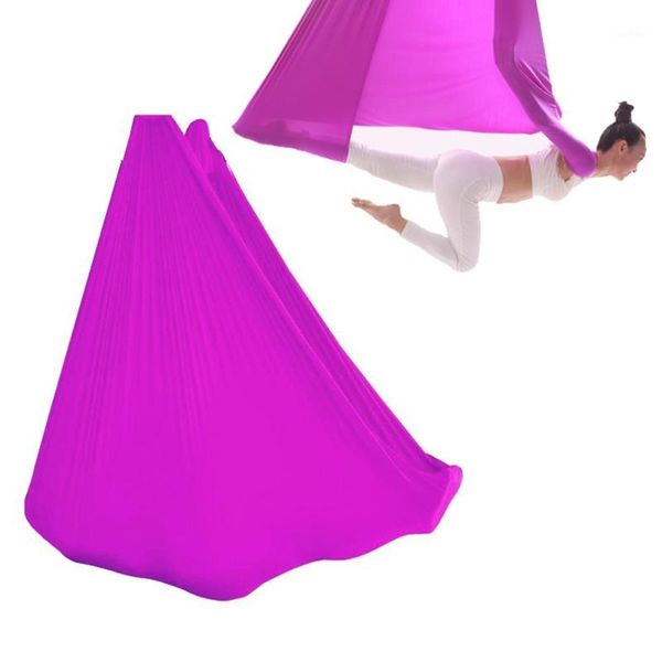 

resistance bands flying yoga anti-gravity hammock swing fabric aerial traction device equipment for pilates body shaping1
