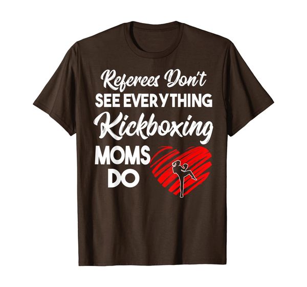 

kickboxing moms see everything t-shirt, White;black