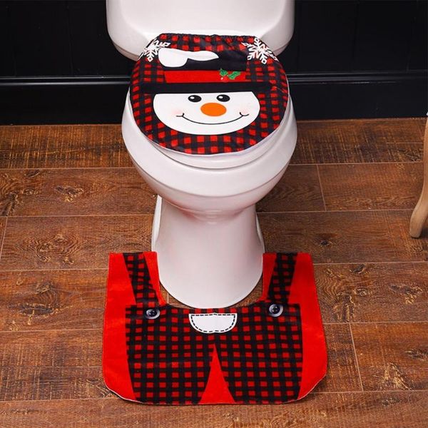

toilet seat covers wear resistant 4 styles rug tank lid santa claus bathroom cover for party