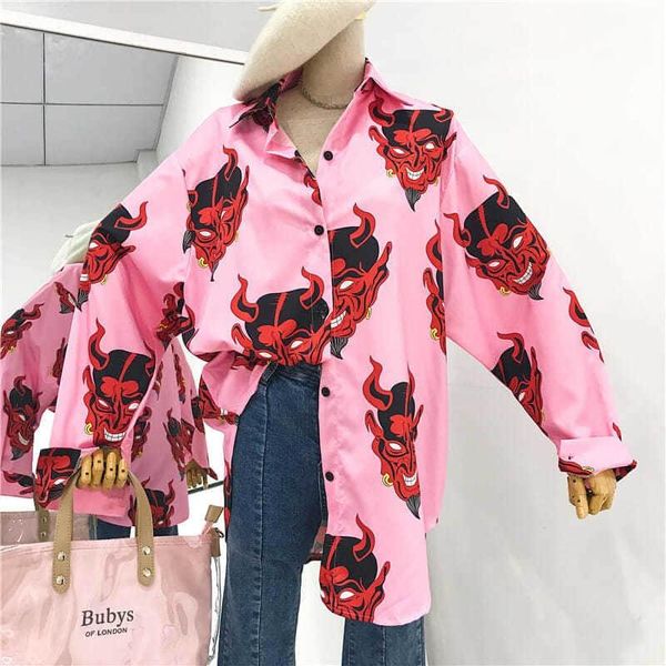

men's casual shirts 2021 streetwear blouse couple shirt women men clothing blouses long spring autumn turn-down collar top, White;black