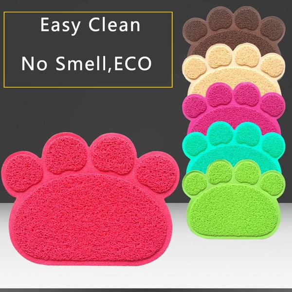 

shape cat little pad waterproof sleeping mats pvc dog cat litter cushion pet puppy kitty dish feed bowl placemat anti-skid