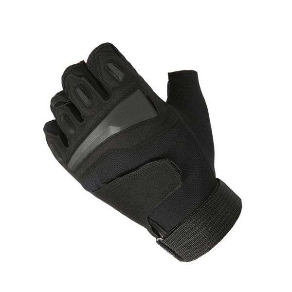

cycling gloves half finger summer sports bike shockproof breathable for men women(black/m)