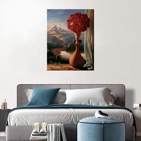 

vladimir kush "rose awaiting" home decor handcrafts /hd print oil painting on canvas wall art canvas picture 210307