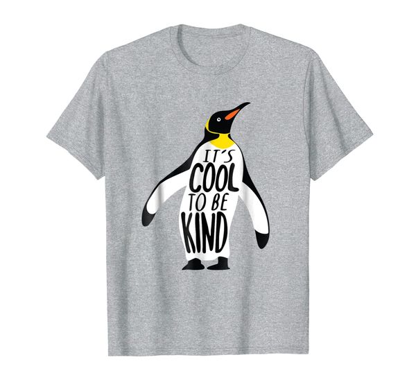 

it's cool to be kind, penguin teachers gift and shirt, White;black