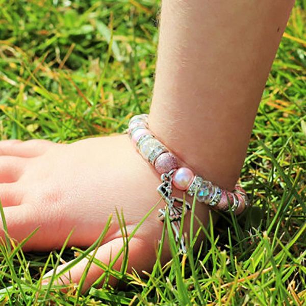 

link, chain states ms spring copper contracted angel bracelet with crystal pearl l070 jewelry street products, Black