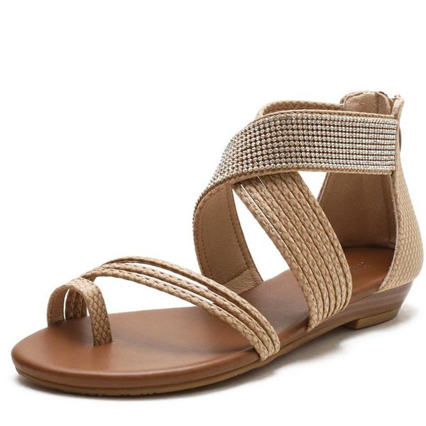 

sandals kalsooni 2021 women flat comfortable beach shoes, Black
