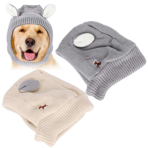 

dog apparel knitted pet beanie hat warm winter crochet puppy cozy funny costume cap