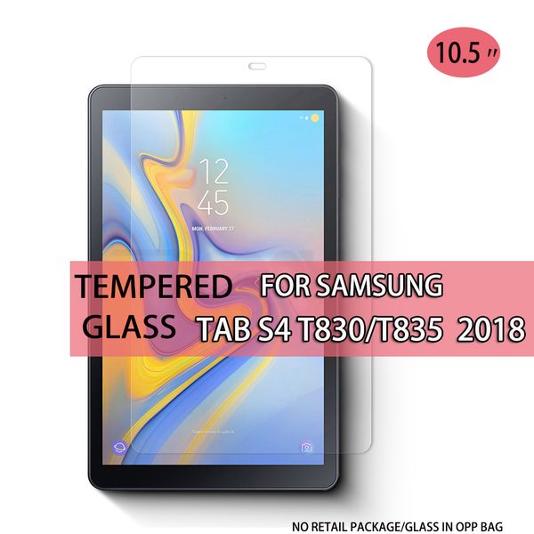 Tablet-Displayschutz aus gehärtetem Glas für Samsung Galaxy TAB S4 T830/T835 2018 10,5 Zoll, Glas im OPP-Beutel