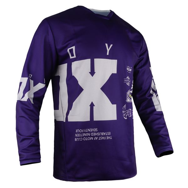 

motocross racing 180 jersey motorbike long sleeve scooter riding moto travel clothes mens, Black