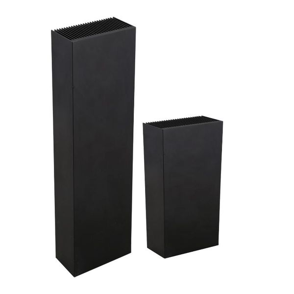 

black aluminum radiator dense 27 tooth heat sink for power heater