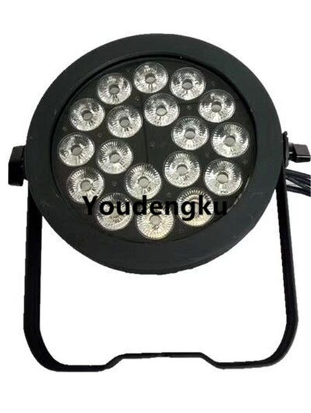 

effects 8 pieces led slimflat parcan outdoor event light 18*10w rgbw 4in1led