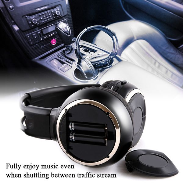 

price ir in car wireless headphone infrared wireless headset stereo foldable earphone for tv / car / classroom 2 channels