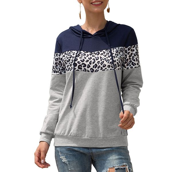 

women's jackets hoodies solid spring the-neck long sleeve pullover's feather print with hoodie woman girl's clothes 7uur, Black;brown