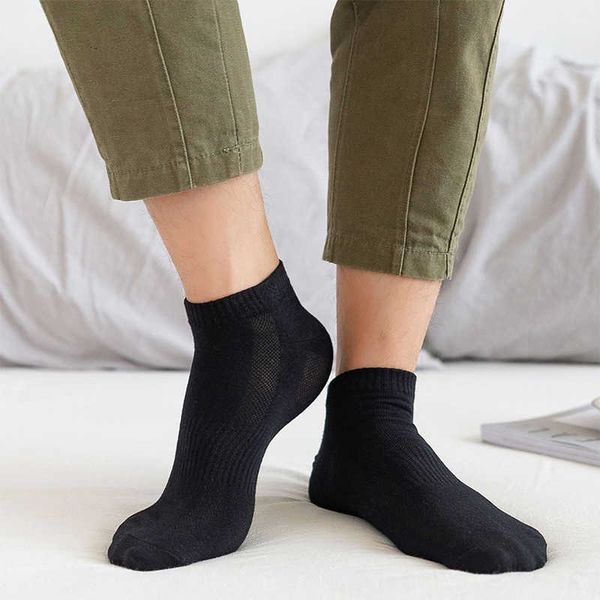 

new mesh brain invisible effects color male summer breathing thin casual boat socks shop, Black