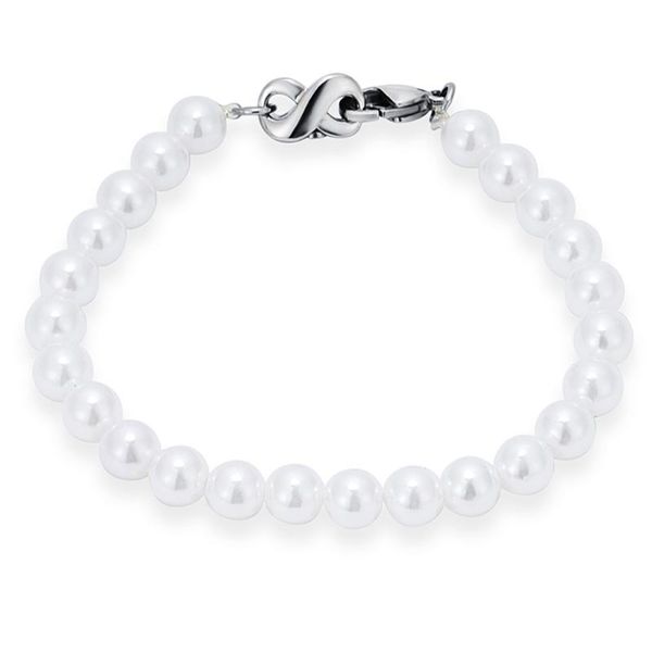 

link, chain cremation jewelry urn bracelet for ashes stainless steel infinity pearl bangle keepsake memorial, Black