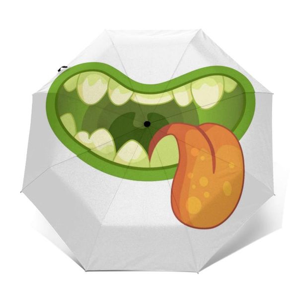 

umbrellas teeth umbrella charm reinforced painting car anti uv auto