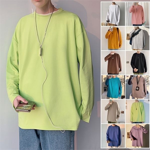 

green health male fashion brand loose pure color joker han edition tide during the spring and autumn 201127, Black