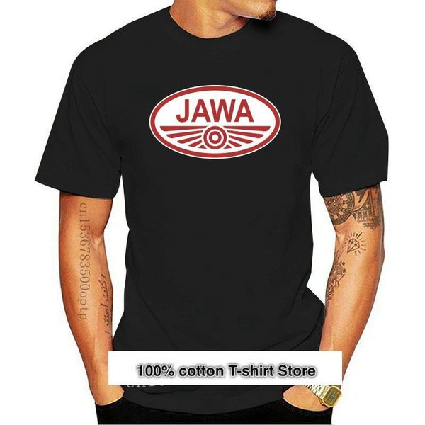 

men's t-shirts jawa-camiseta vintage clásica checa para motocicleta, parche retro negro, moda 2021, diseño de marca, informal, verde cl, White;black
