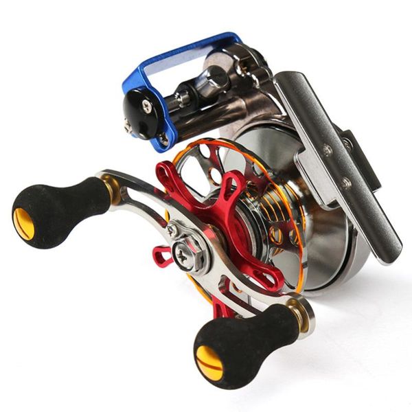 

baitcasting reels yuyu full metal fishing reel automatic cable with brake aluminum alloy ice fish right left gear ratio 2.6:1 2bb