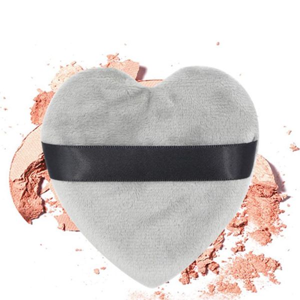 

sponges, applicators & cotton practical makeup tool sponges soft multifunctional face large powder puffs velour love shape with strap puff