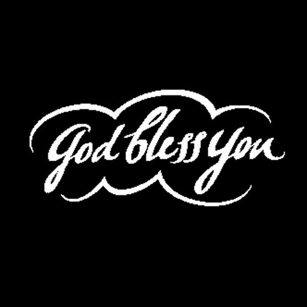 

15.6cm*7cm god bless you vinyl car stickers motorcycle decals graphical
