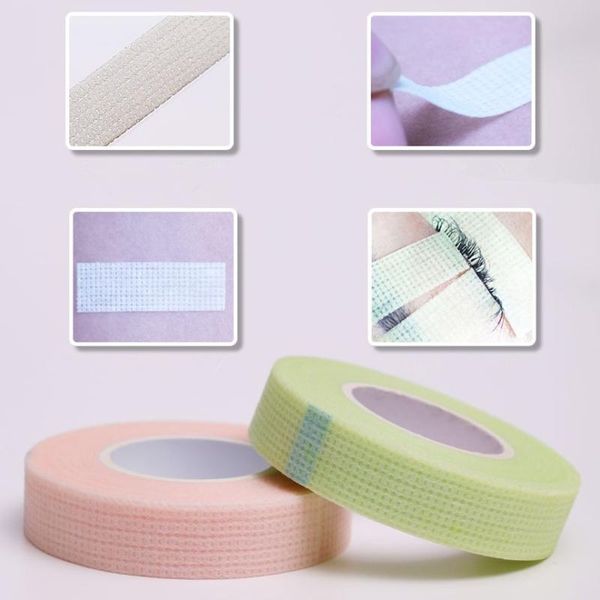 

false eyelashes wholesale breathable easy to tear tape/white silk paper under patches eyelash extension supply tape