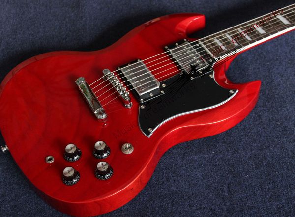 

sg g400 electric guitar body mahogany nickle hardware 2 pickups