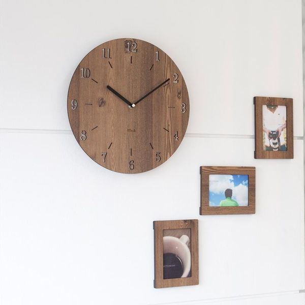 

wall clocks modern living room creative clock household contracted digital fashion bedroom mute reloj de pared decor