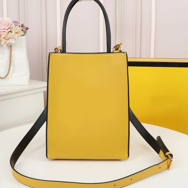 

large capacity shopping bag trendy letter women handbag genuine leather ladies package tote bags simple all-match shoulder bag box wallet