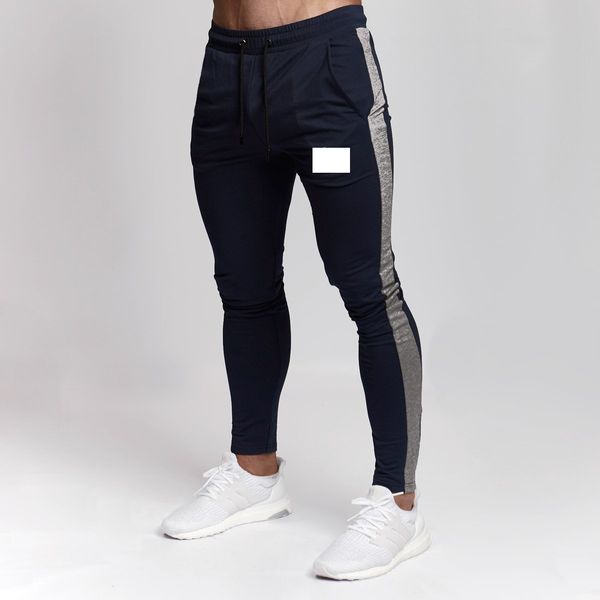 

mens pants joggers track casual side pocket long for men women loose trousers m-2xl 1qve, Black