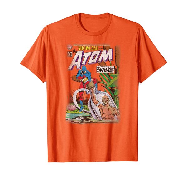 

justice league the atom showcase #34 cover t shirt, White;black