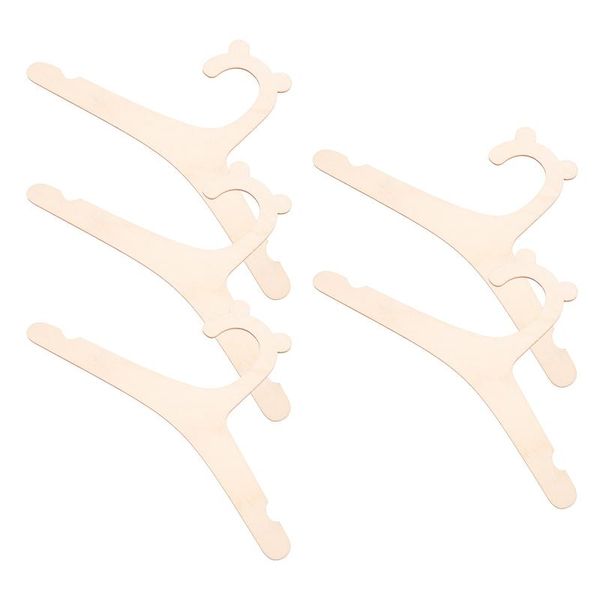

hangers & racks 5pcs wooden children clothes multi-functional little bear