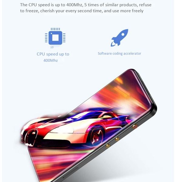 

music player smart bluetooth mp4 3.5 inch support wifi internet walkman full sn mp5 contact 8g mp3 & players