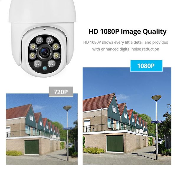 1080P 3MP PTZ WiFi IP IP Wireless Câmera Ao Ar Livre Segurança 4x Zoom Digital 2MP Velocidade Cúpula CCTV Video Vigilância