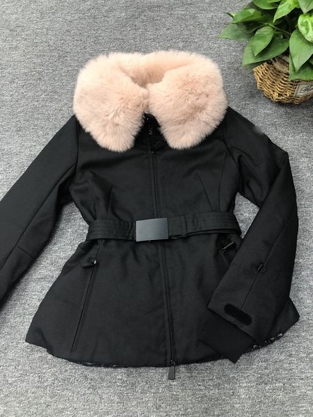 

new womens down jacket winter designer parkas fashion coats short fur casual outdoor feather outwear ladies thicken a22k, Black