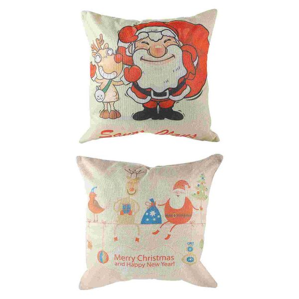 

pillow case 2pcs decorative pillowcase creative christmas cover protector