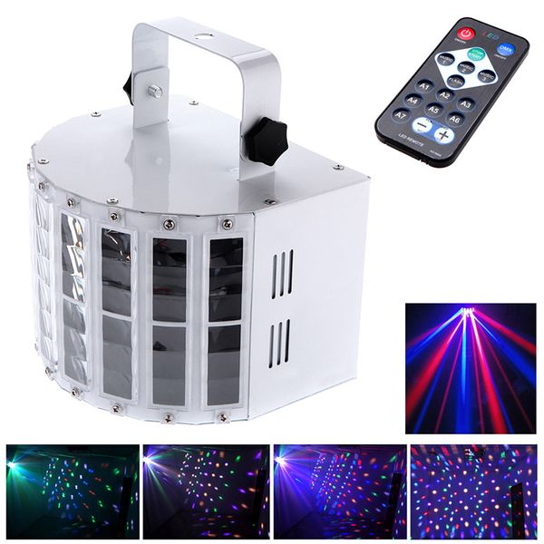 DMX 512 DSico Light Decoration Xmas LED Flash 9 Cor Girar Seta Efeito Projetor LED deby dj discoteca luz