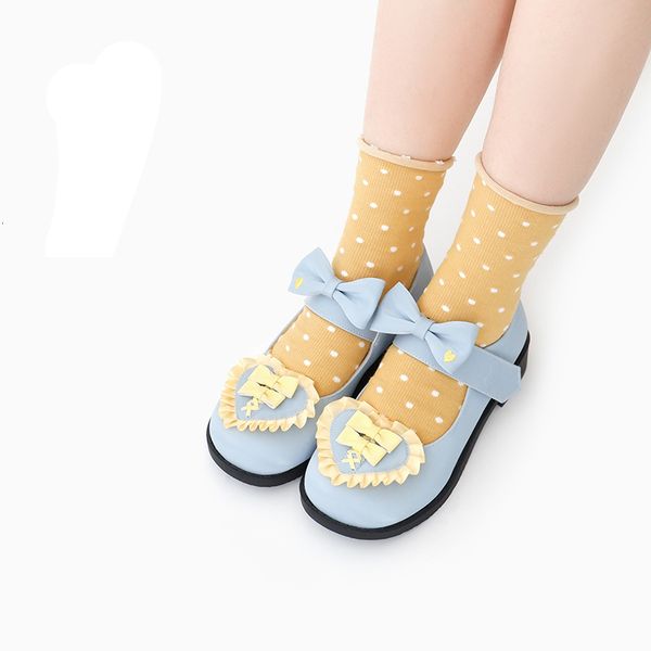 

velcro sweet bow kawaii female girls tea beautiful japanese party anime cosplay harujuku jk uniform women's heels lolita shoes kz6w, Black