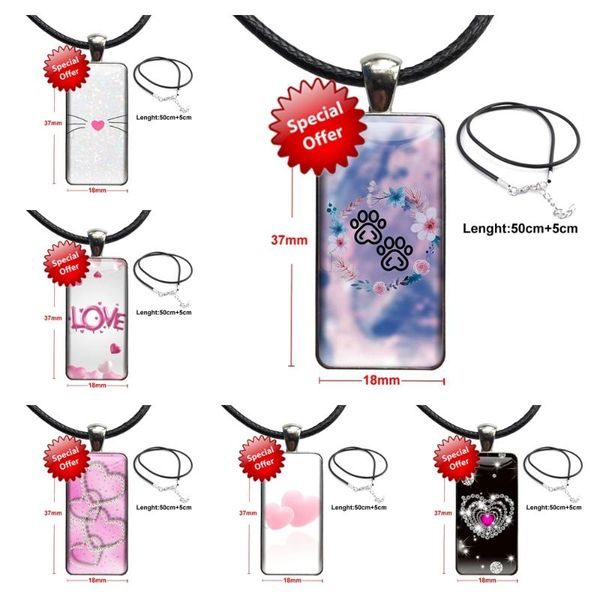 

pendant necklaces for women men love cute fine fashion glass cabochon necklace with steel plated statement jewelry, Silver