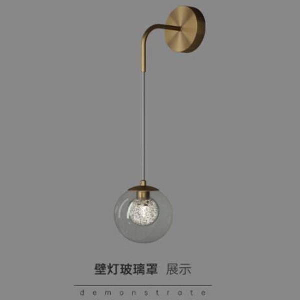

wall lamps nordic golden copper led lamp luxury crystal pendant sconce light decoration for bedside living room tv background corridor