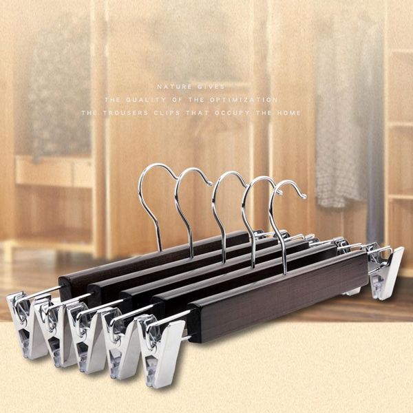 

hangers & racks 10pcs/lot wood for clothes rack wooden pant hanger